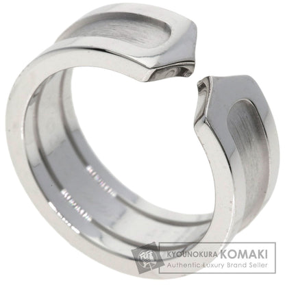 CARTIER C2 ring SM #47 Ring K18 White Gold Ladies [Used]