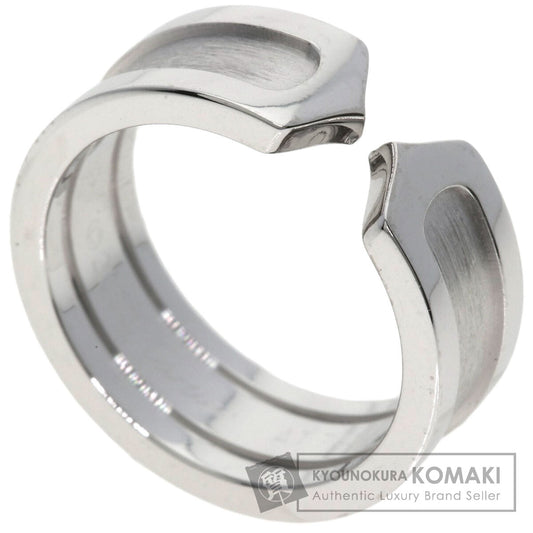 CARTIER C2 ring SM #47 Ring K18 White Gold Ladies [Used]
