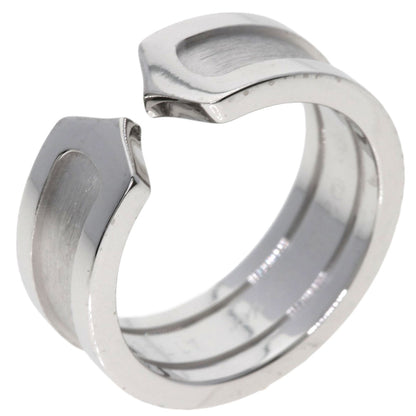 CARTIER C2 ring SM #47 Ring K18 White Gold Ladies [Used]