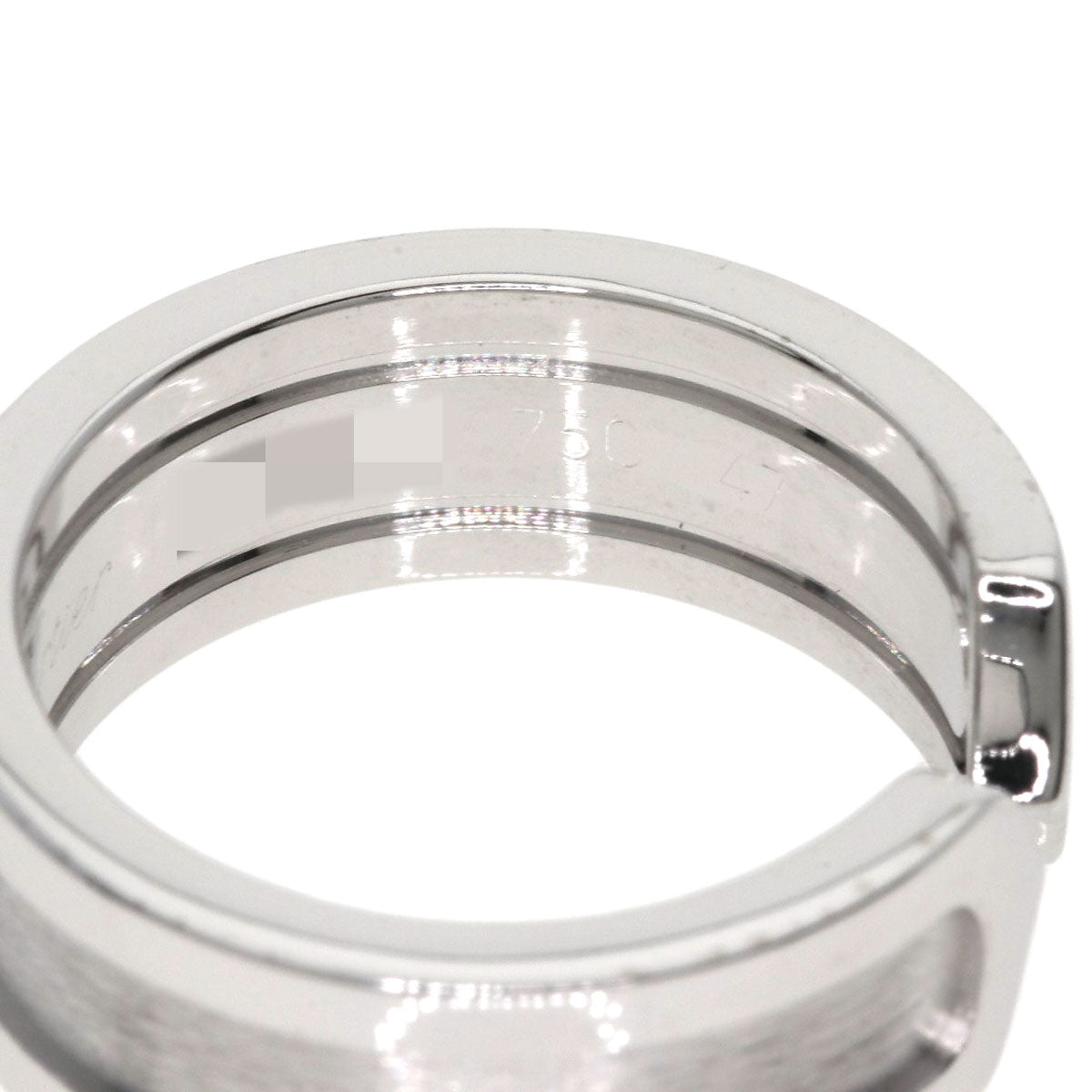 CARTIER C2 ring SM #47 Ring K18 White Gold Ladies [Used]