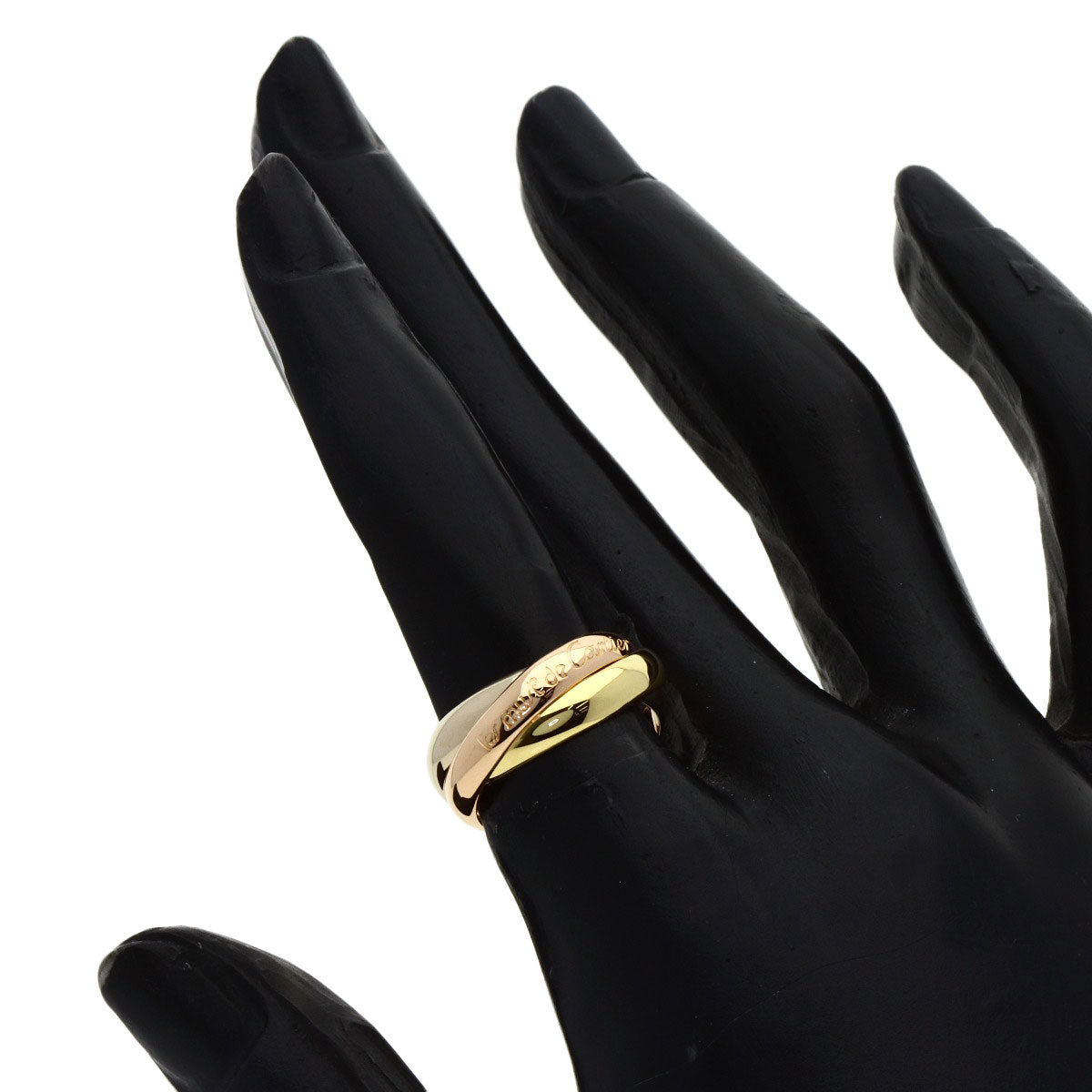 CARTIER Trinity #48 Ring K18 Yellow Gold K18 White GoldLadies [Used]