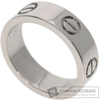 CARTIER love ring #50 Ring K18 White Gold Ladies [Used]