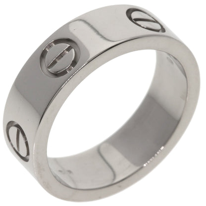CARTIER love ring #50 Ring K18 White Gold Ladies [Used]