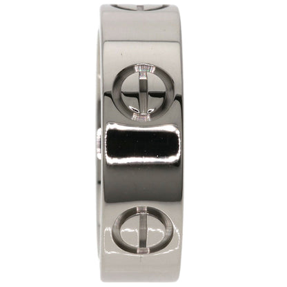 CARTIER love ring #50 Ring K18 White Gold Ladies [Used]