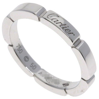CARTIER Mayon PANTHERE # 50 Ring K18 White Gold Ladies [Used]