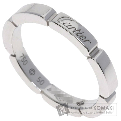 CARTIER Mayon PANTHERE # 50 Ring K18 White Gold Ladies [Used]