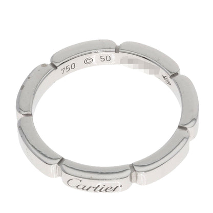 CARTIER Mayon PANTHERE # 50 Ring K18 White Gold Ladies [Used]