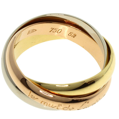 CARTIER Trinity #52 Ring K18 Yellow Gold K18 White GoldLadies [Used]