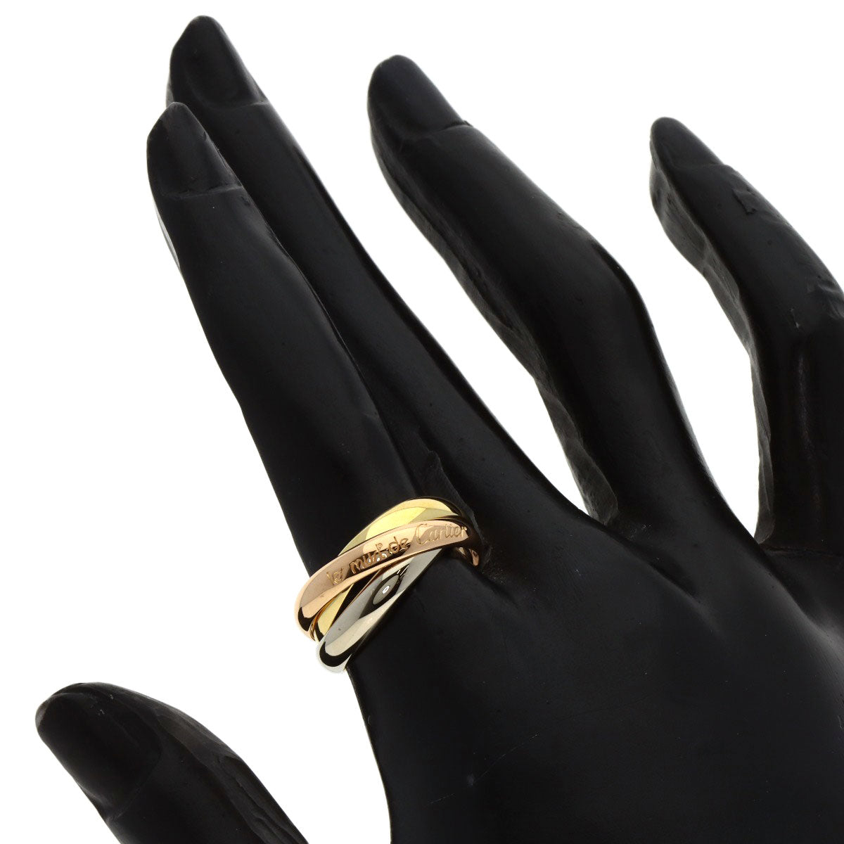 CARTIER Trinity #52 Ring K18 Yellow Gold K18 White GoldLadies [Used]