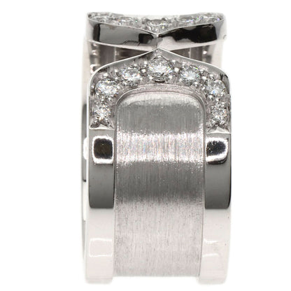 CARTIER C2 Ring LM Diamond #48 Ring K18 White Gold Ladies [Used]