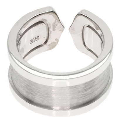 CARTIER C2 Ring LM Diamond #48 Ring K18 White Gold Ladies [Used]