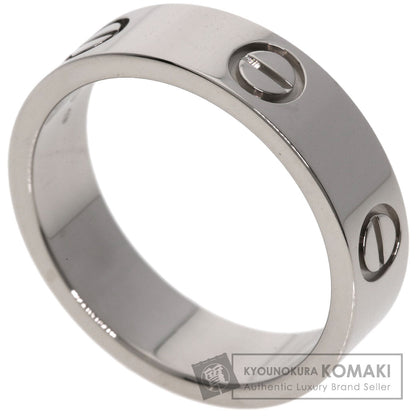 CARTIER love ring #56 Ring K18 White Gold Ladies [Used]