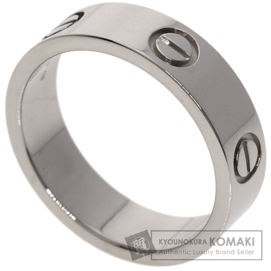 CARTIER love ring #56 Ring K18 White Gold Ladies [Used]