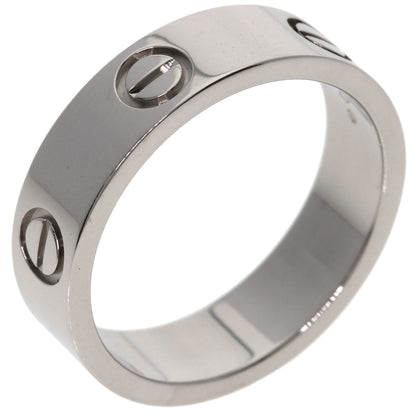 CARTIER love ring #56 Ring K18 White Gold Ladies [Used]