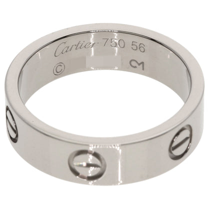 CARTIER love ring #56 Ring K18 White Gold Ladies [Used]