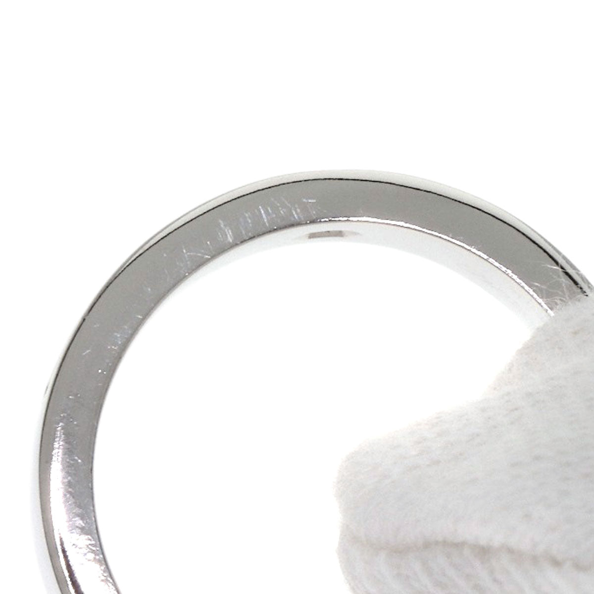 CARTIER love ring 3P Diamond #52 Ring K18 White Gold Ladies [Used]