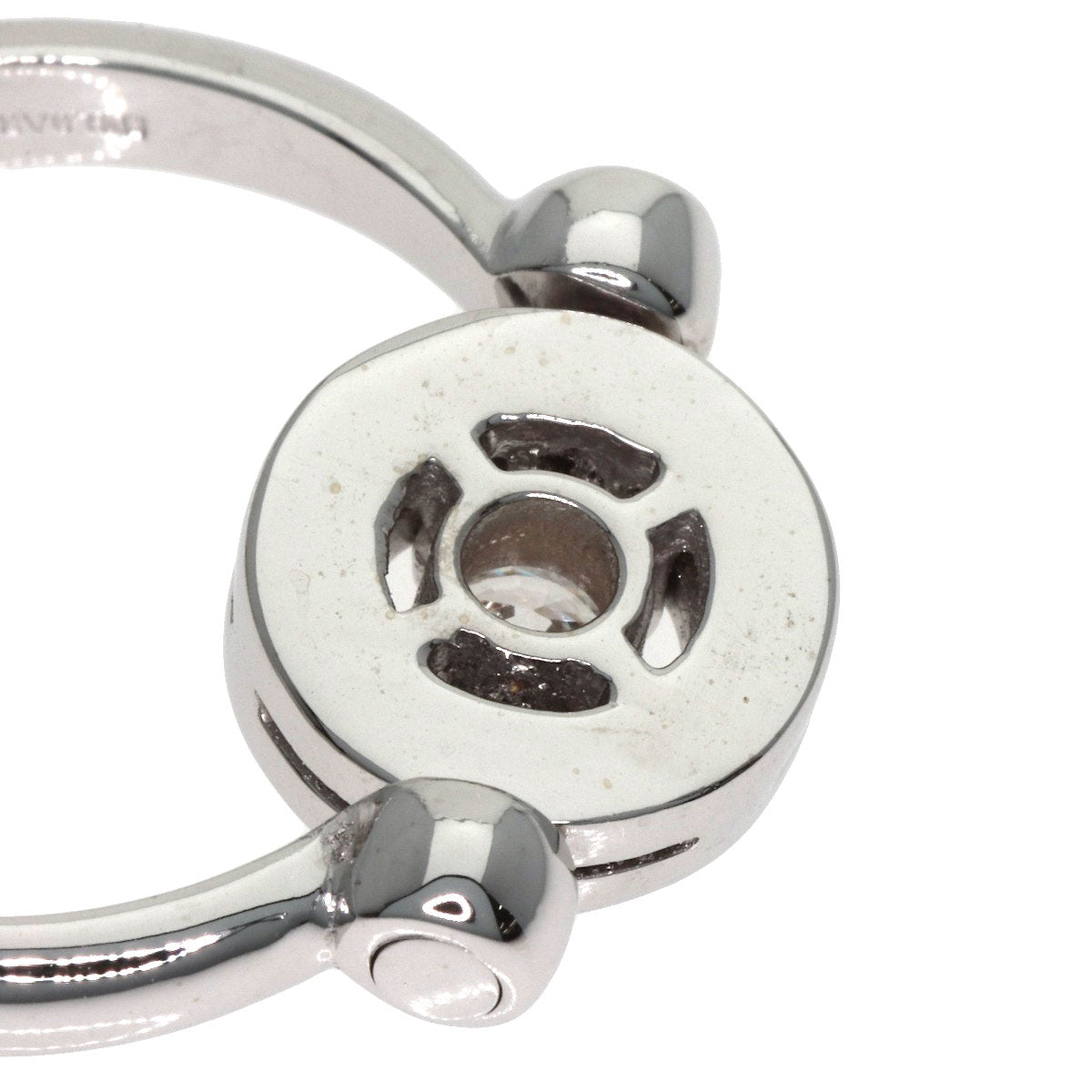 BVLGARI BVLGARI BVLGARI Diamond Flip Ring K18 White Gold Ladies [Used]