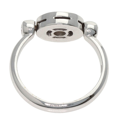 BVLGARI BVLGARI BVLGARI Diamond Flip Ring K18 White Gold Ladies [Used]
