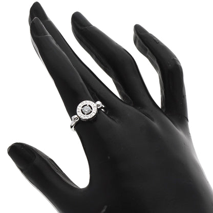 BVLGARI BVLGARI BVLGARI Diamond Flip Ring K18 White Gold Ladies [Used]
