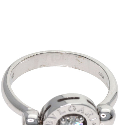BVLGARI BVLGARI BVLGARI Diamond Flip Ring K18 White Gold Ladies [Used]