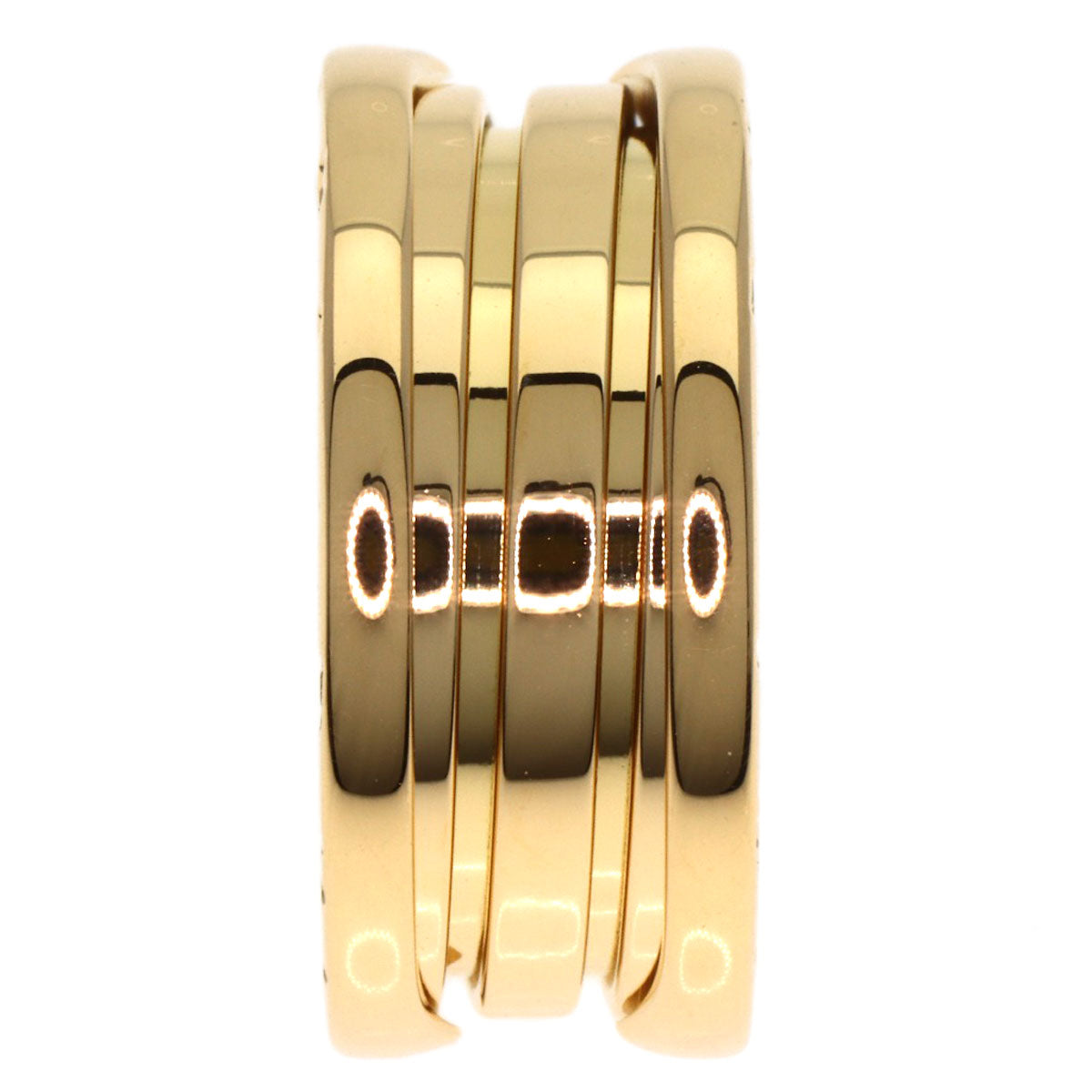 BVLGARI B.zero1 3-band #51 Ring K18 Yellow Gold Ladies [Used]
