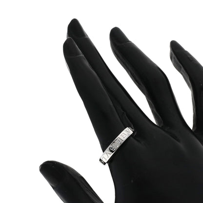 BVLGARI Double logo Diamond Ring K18 White Gold Ladies [Used]