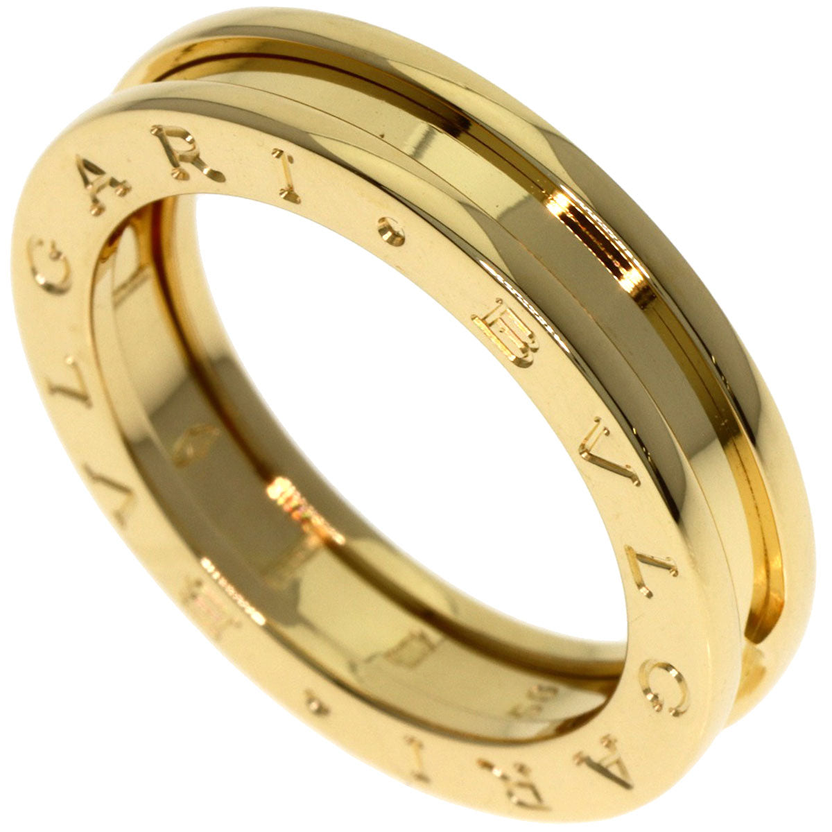 BVLGARI B.zero1 1 band #56 Ring K18 Yellow Gold Ladies [Used]