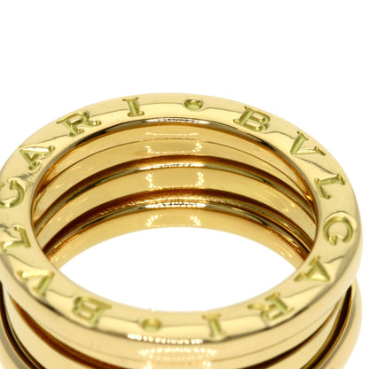 BVLGARI B.zero1 2 Band #49 Ring K18 Yellow Gold Ladies [Used]