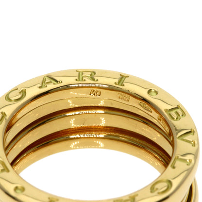 BVLGARI B.zero1 2 Band #49 Ring K18 Yellow Gold Ladies [Used]