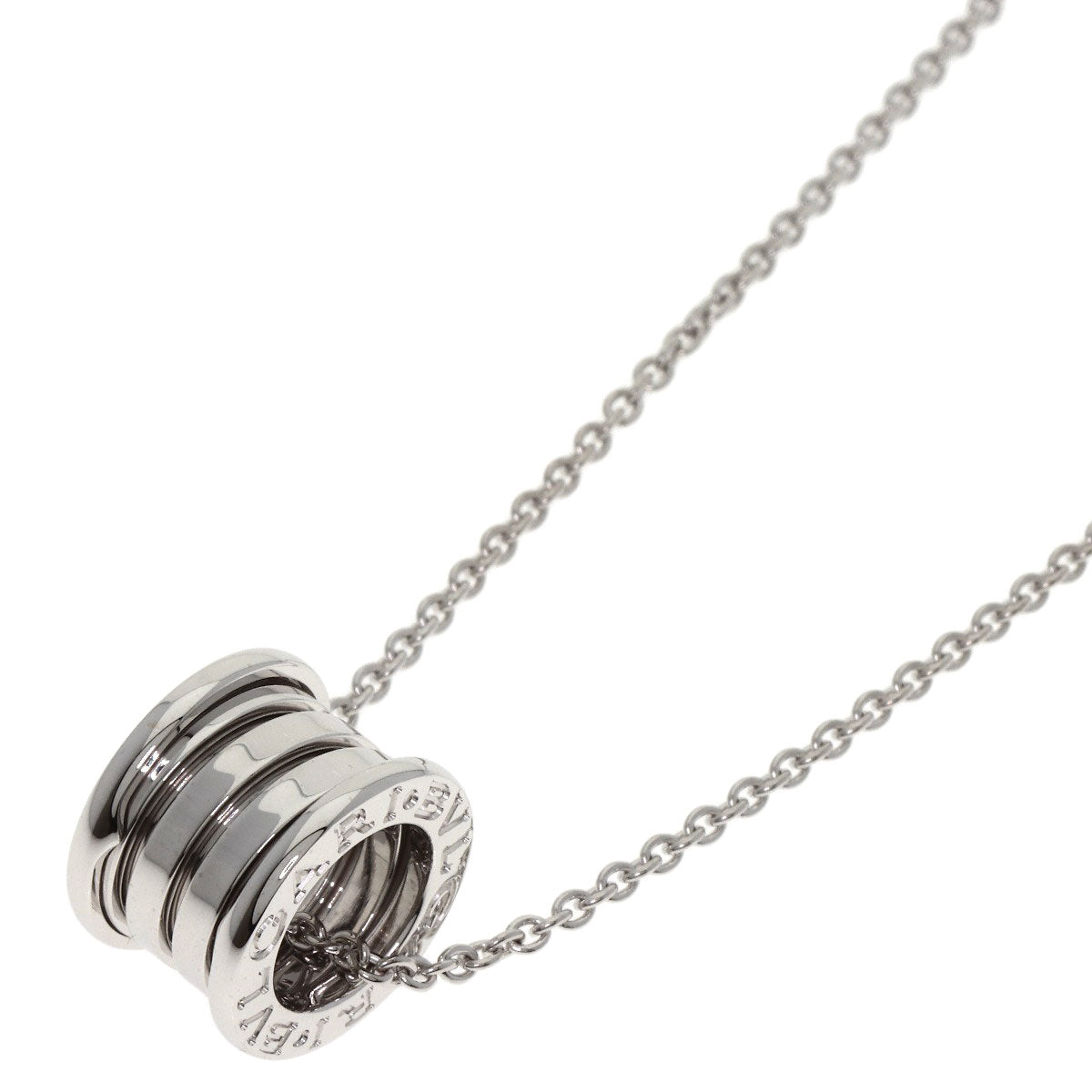 BVLGARI B.zero1 Necklace K18 White Gold Ladies [Used]