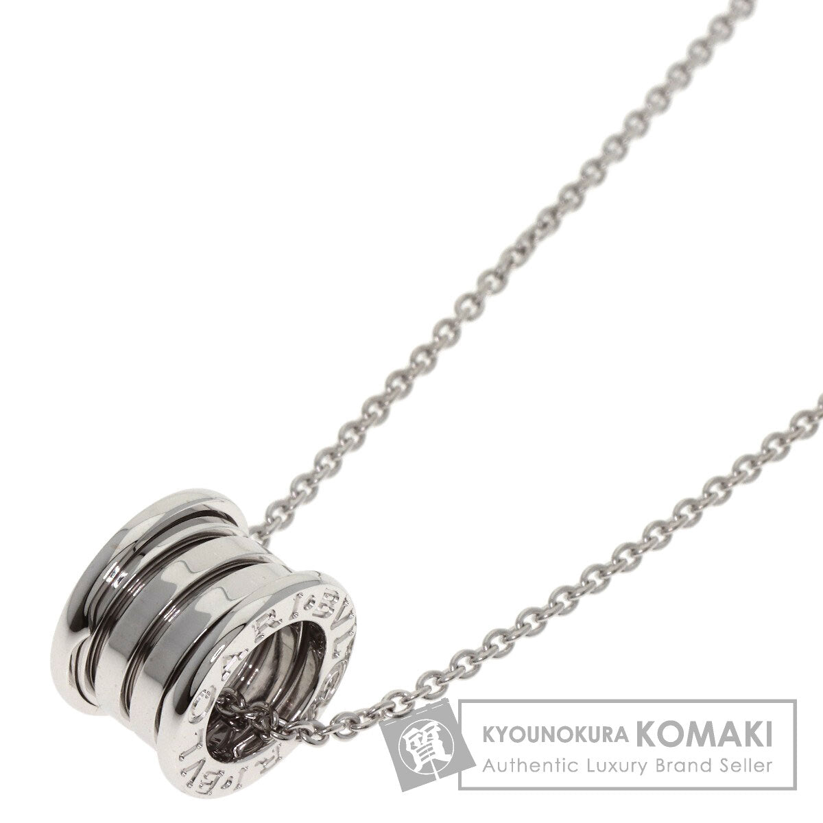 BVLGARI B.zero1 Necklace K18 White Gold Ladies [Used]