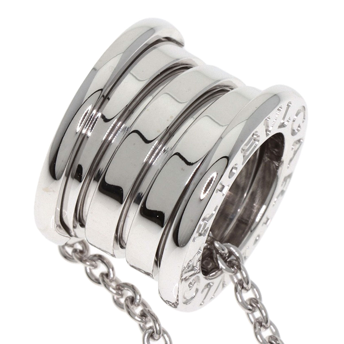 BVLGARI B.zero1 Necklace K18 White Gold Ladies [Used]