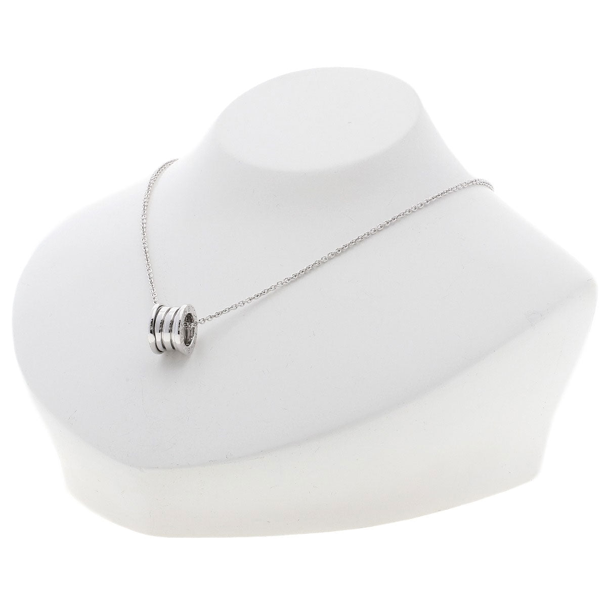 BVLGARI B.zero1 Necklace K18 White Gold Ladies [Used]