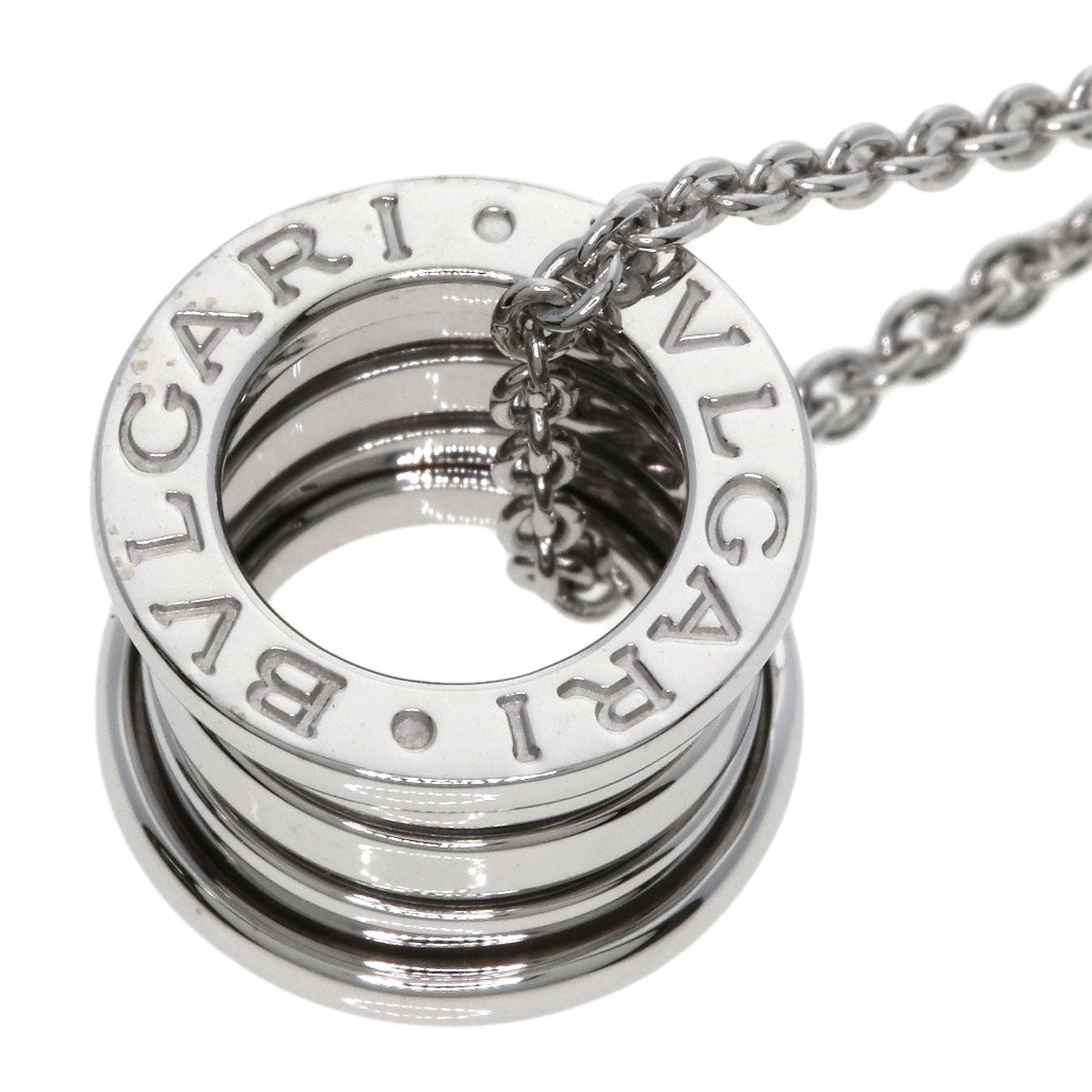 BVLGARI B.zero1 Necklace K18 White Gold Ladies [Used]