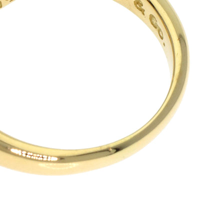 TIFFANY&Co. Heart ribbon Ring K18 Yellow Gold Ladies [Used]