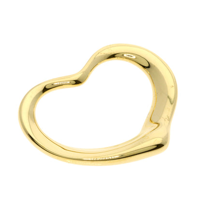 TIFFANY&Co. Open heart Pendant top K18 Yellow Gold Ladies [Used]