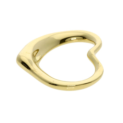 TIFFANY&Co. Open heart Pendant top K18 Yellow Gold Ladies [Used]