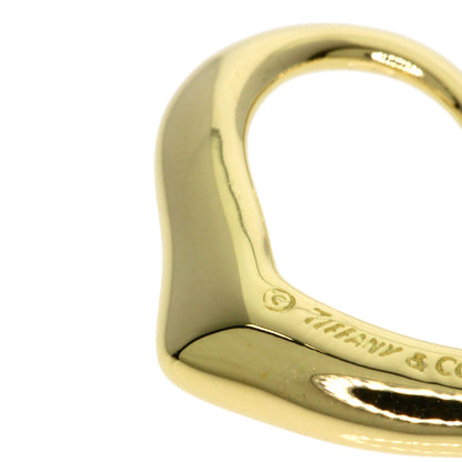 TIFFANY&Co. Open heart Pendant top K18 Yellow Gold Ladies [Used]