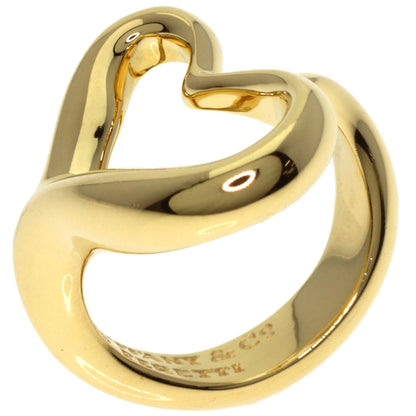 TIFFANY&Co. Open heart Ring K18 Yellow Gold Ladies [Used]