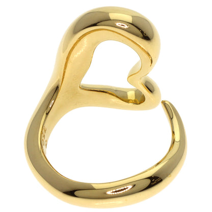 TIFFANY&Co. Open heart Ring K18 Yellow Gold Ladies [Used]