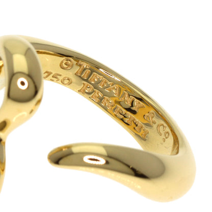TIFFANY&Co. Open heart Ring K18 Yellow Gold Ladies [Used]