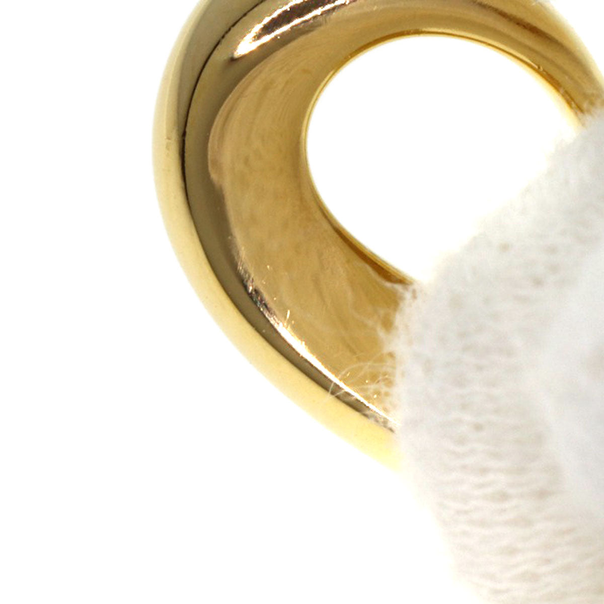 TIFFANY&Co. Open heart Ring K18 Yellow Gold Ladies [Used]