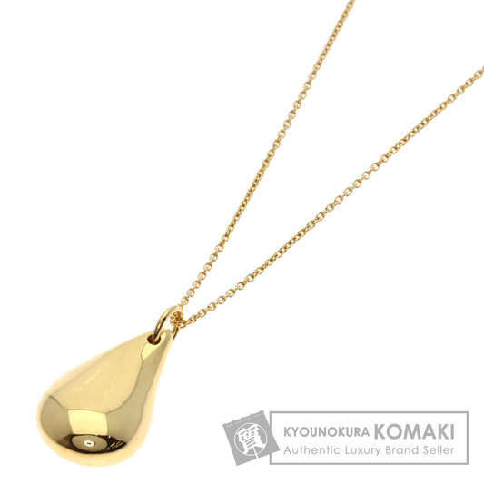 TIFFANY&Co. teardrop Necklace K18 Yellow Gold Ladies [Used]