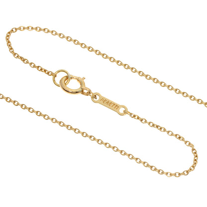 TIFFANY&Co. teardrop Necklace K18 Yellow Gold Ladies [Used]