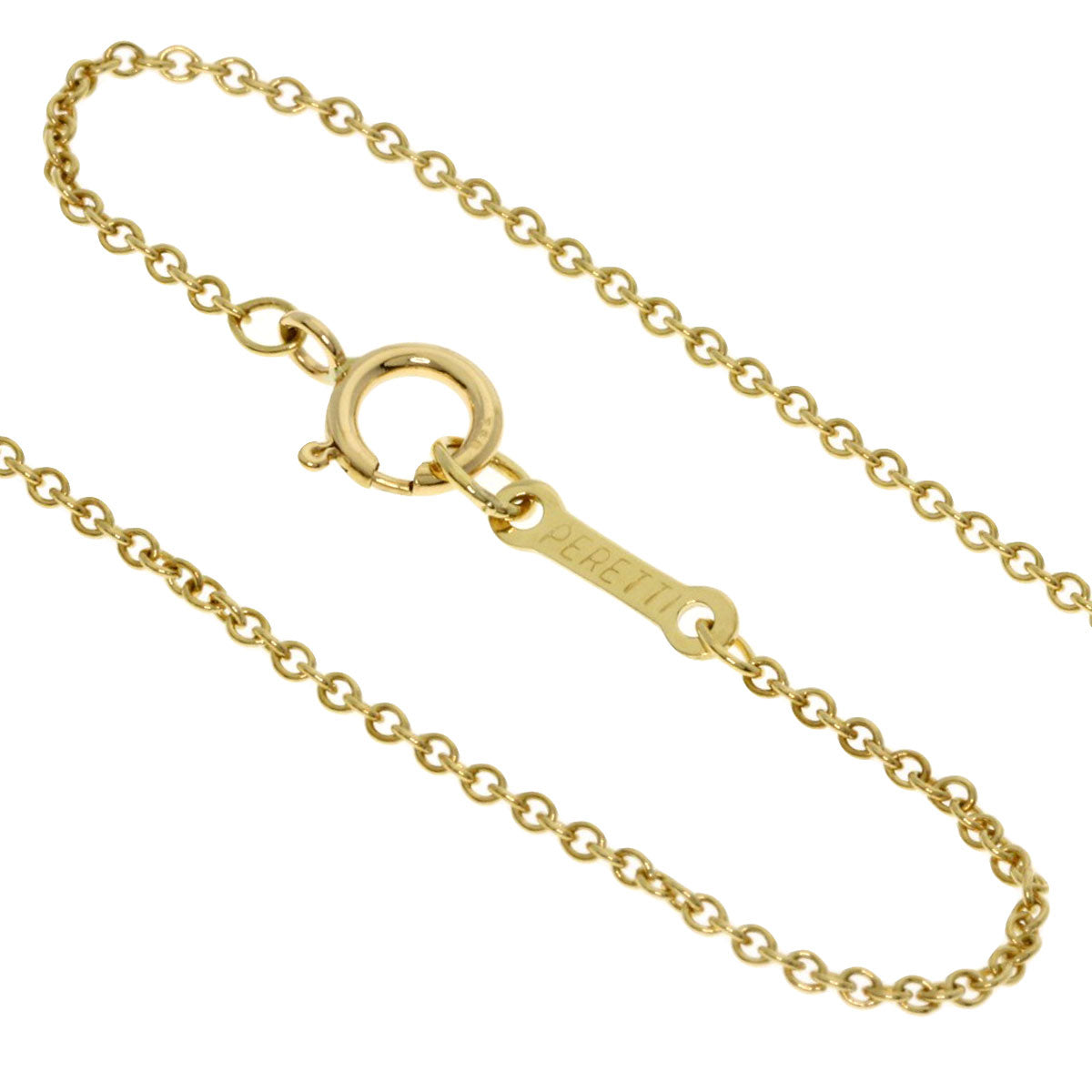 TIFFANY&Co. Bean Necklace K18 Yellow Gold Ladies [Used]