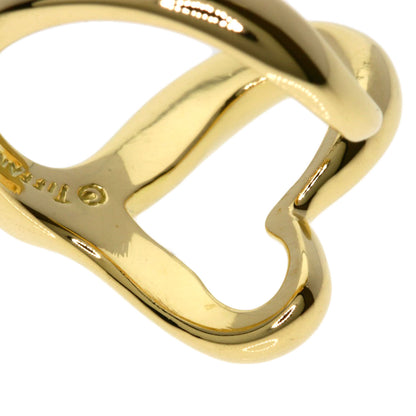 TIFFANY&Co. Open heart Ring K18 Yellow Gold Ladies [Used]