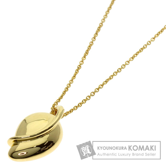 TIFFANY&Co. Leaf Elsa Peretti Necklace K18 Yellow Gold Ladies [Used]