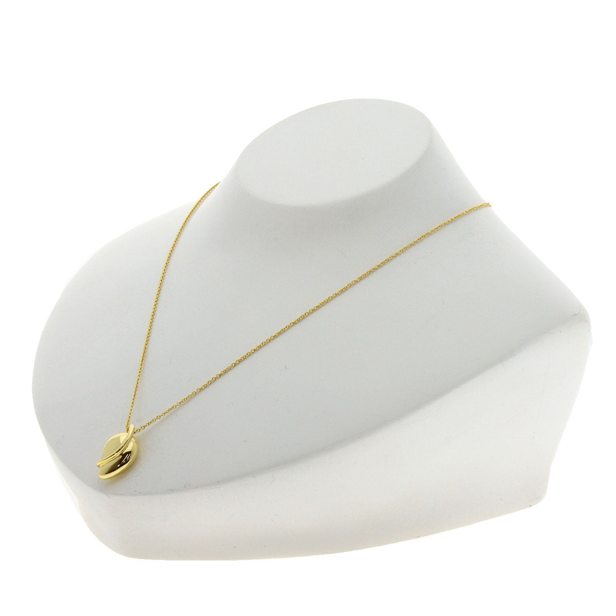 TIFFANY&Co. Leaf Elsa Peretti Necklace K18 Yellow Gold Ladies [Used]