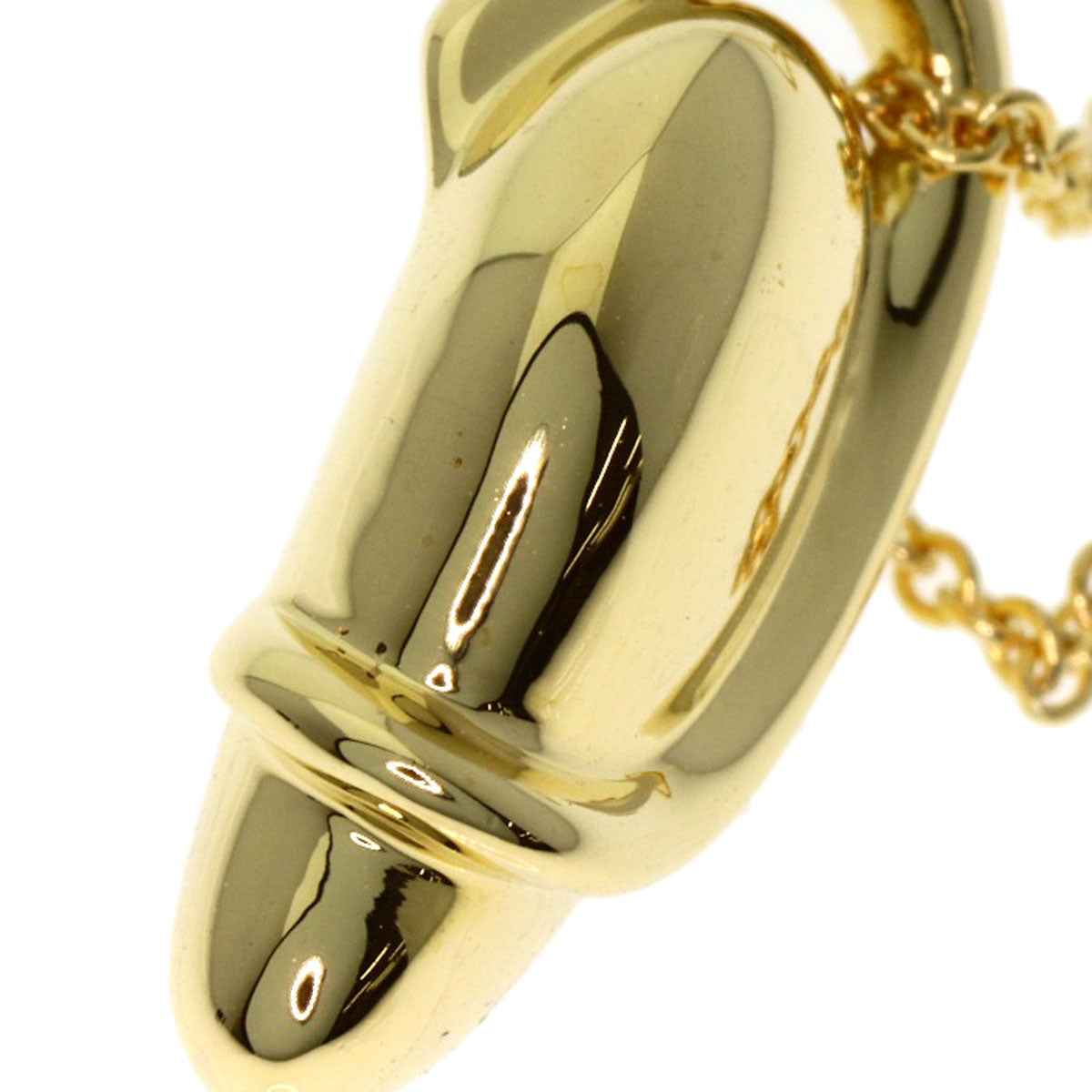 TIFFANY&Co. Leaf Elsa Peretti Necklace K18 Yellow Gold Ladies [Used]