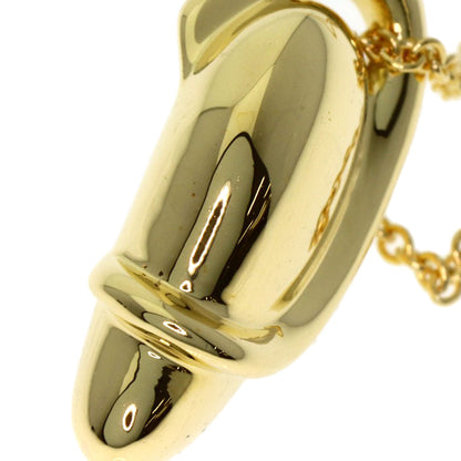TIFFANY&Co. Leaf Elsa Peretti Necklace K18 Yellow Gold Ladies [Used]